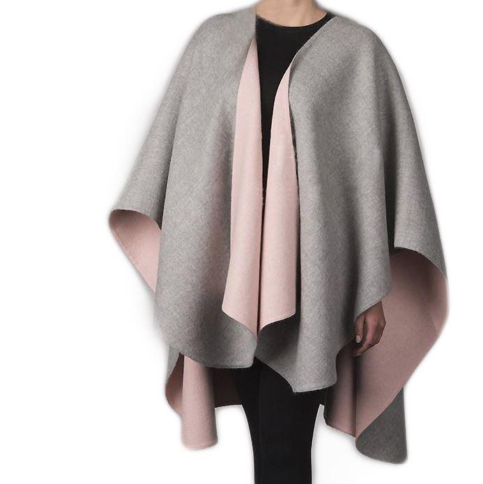 Load image into Gallery viewer, Double Face Alpaca Ruana
