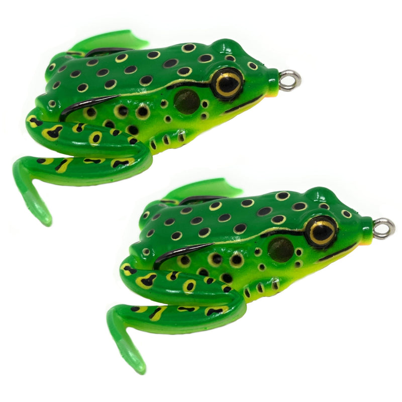 Load image into Gallery viewer, Reaction Tackle 2.25" Hollow Body Frogs with Swimming Legs (2-Pack)
