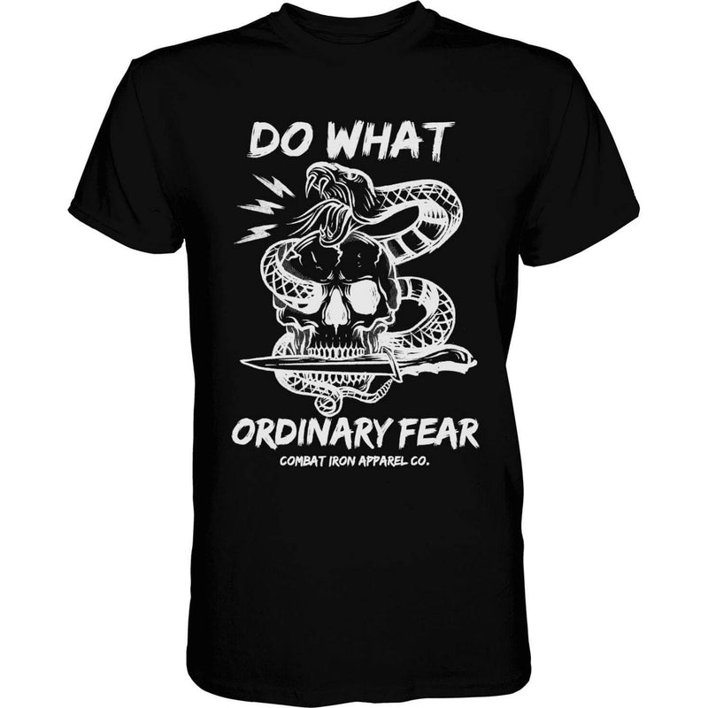 Load image into Gallery viewer, DO WHAT ORDINARY FEAR Snake &amp; Skull Men&#39;s T-shirt
