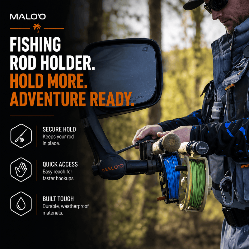 Load image into Gallery viewer, DryRack Fishing Rod Holder – Portable Rod Rack for Vehicle &amp; Outdoor Use
