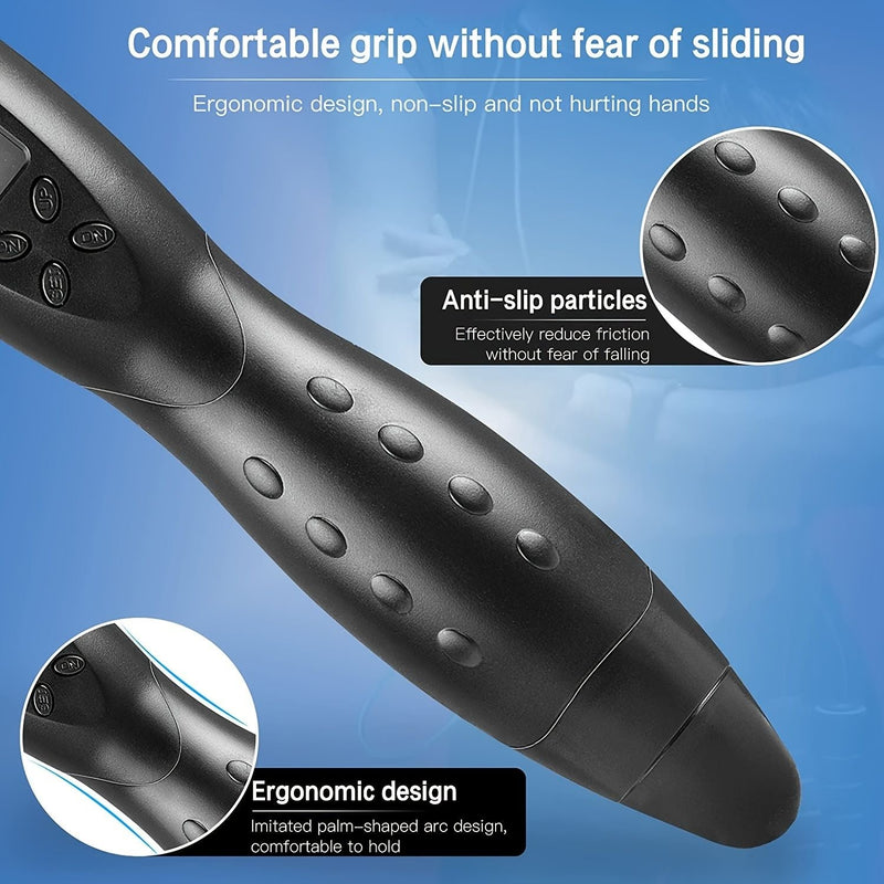 Load image into Gallery viewer, 1pc Jump Rope With Digital Calorie Counter And Time Setting; Skipping Rope For Women Men Adults Kids Working Out Exercises Fitness Training
