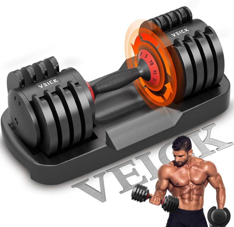 Load image into Gallery viewer, 25LB 5 in 1 Single Adjustable Dumbbell Free Dumbbell Weight Adjust with Anti-Slip Metal Handle, Ideal for Full-Body Home Gym Workouts

