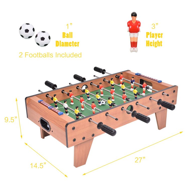 Load image into Gallery viewer, 27 Inch soccer table, Indoor Competition Game Foosball Table with Legs

