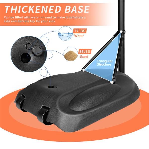 Load image into Gallery viewer, Adjustable Portable Basketball Hoop with 32&quot; Backboard for Indoor &amp; Outdoor Play
