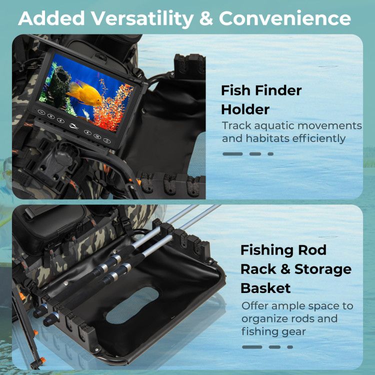 Load image into Gallery viewer, Portable Fishing Boat with 3 Detachable Storage Boxes
