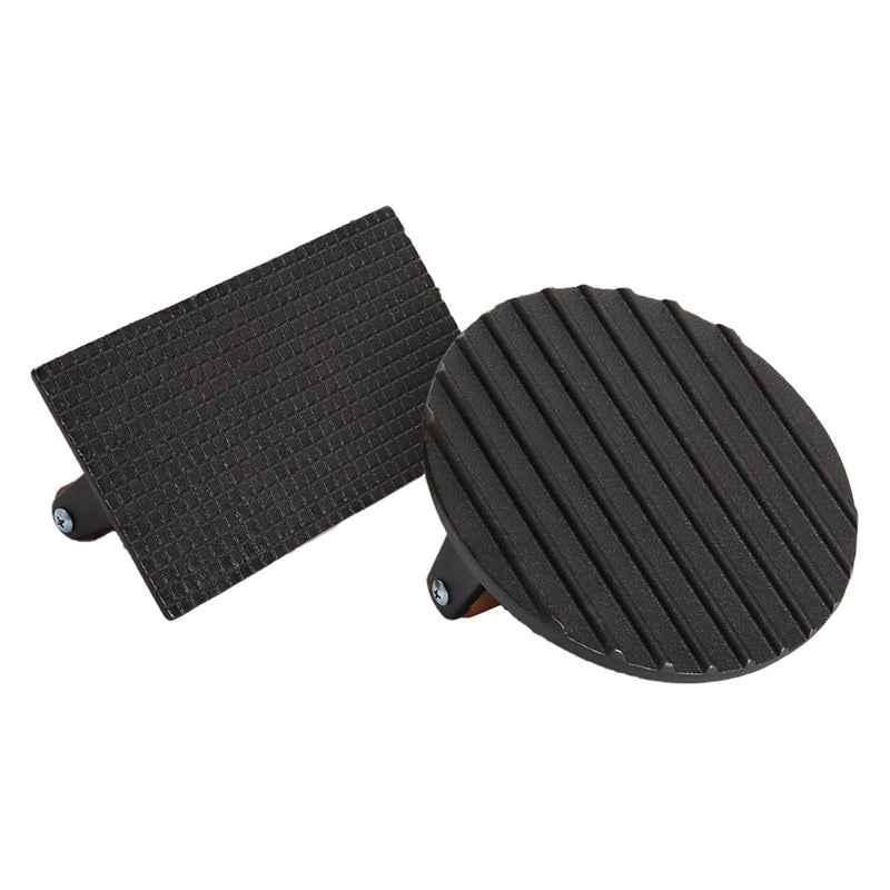 Load image into Gallery viewer, 2-Piece Cast Iron Grill Press Set – Round &amp; Rectangular Meat Smasher
