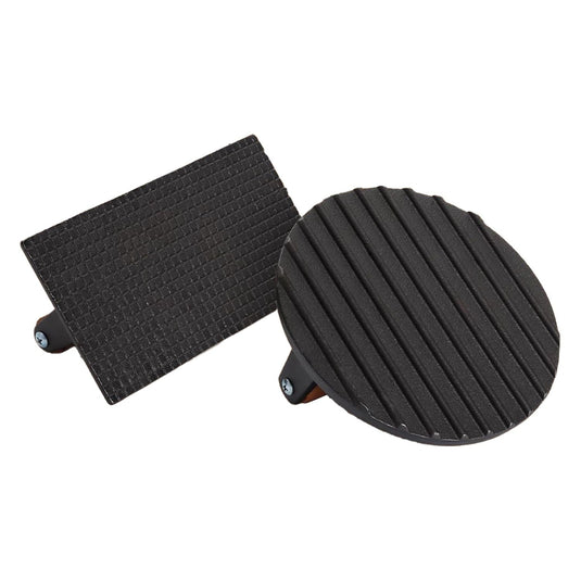 2-Piece Cast Iron Grill Press Set – Round & Rectangular Meat Smasher