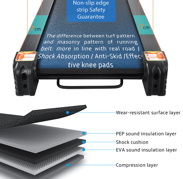 Load image into Gallery viewer, 330LBS Folding peloton Treadmill Aerobic Training 14.8KM/h Running Fitness LCD Display 5in 3.5HP motor, Medium Treadmill Home / Office adult men and women
