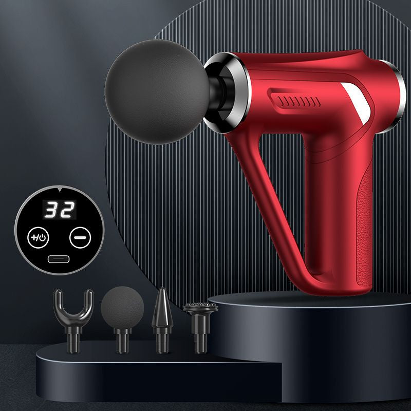 Load image into Gallery viewer, 1pc Tricep Gun Deep Muscle Massage Relax Outdoor Fitness Equipment Shock Full Body Massager Electric Massage Gun
