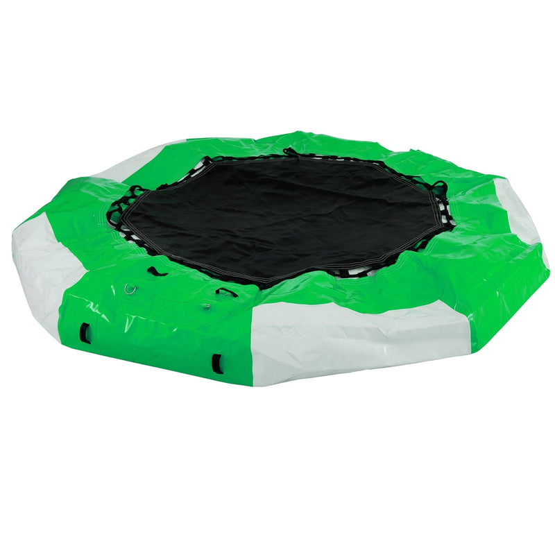 Load image into Gallery viewer, 10FT Inflatable Water Trampoline with Ladder – Round Water Bouncer
