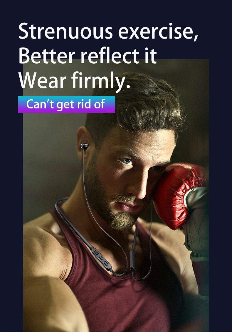 Load image into Gallery viewer, Neck-mounted Wireless earbuds Sports Headphones Neck Bluetooth 5.3 In-Ear Metal Earphones
