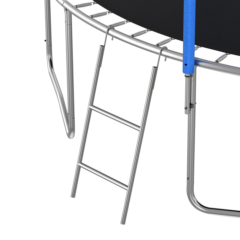 Load image into Gallery viewer, 12FT Trampoline with Slide and Swings, ASTM Approved Large Recreational Trampoline with Basketball Hoop and Ladder,Outdoor Backyard Trampoline with Net, Capacity for Kids and Adults
