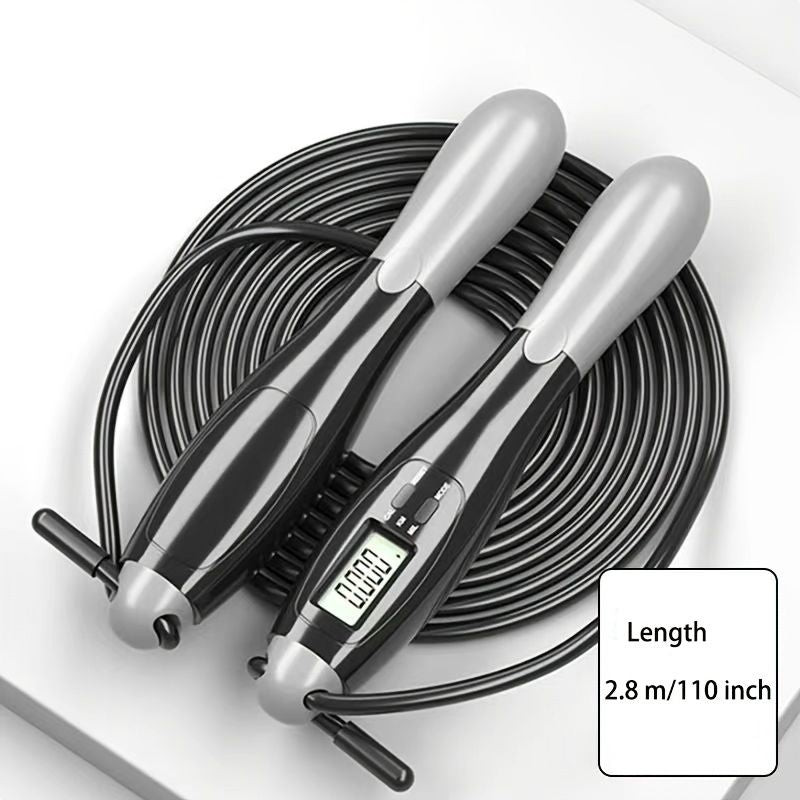 Load image into Gallery viewer, 1pc Gym Fitness Smart Jump Rope With LCD Screen Counting Speed Skipping 2.8 M / 9.18ft
