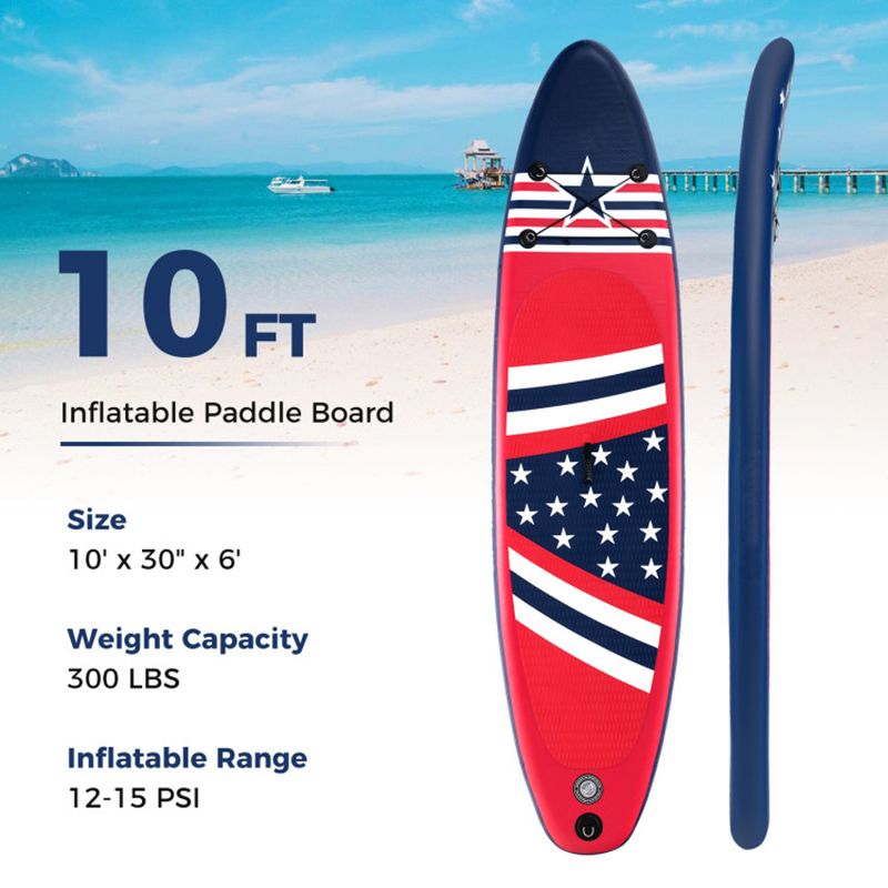 Load image into Gallery viewer, Inflatable Paddle Board with Removable Fin and Backpack
