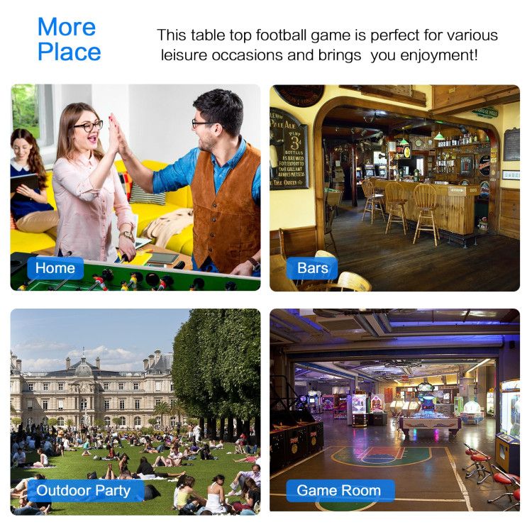 Load image into Gallery viewer, 27 Inch soccer table, Indoor Competition Game Foosball Table with Legs
