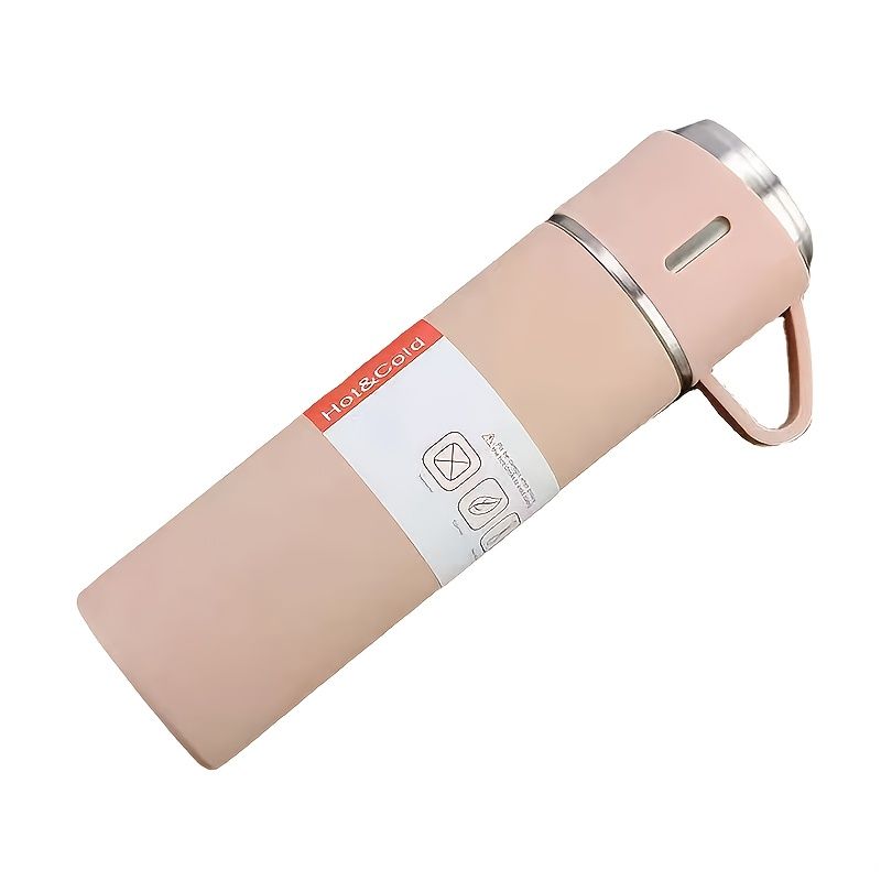 Load image into Gallery viewer, 1pc/1Set Stainless Steel Thermal tumble with Cup &amp; Gift Box Set; Double Layer Leakproof Insulated rambler; Keeps Hot and Cold Drinks for Hour
