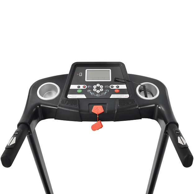 Load image into Gallery viewer, 330LBS Folding peloton Treadmill Aerobic Training 14.8KM/h Running Fitness LCD Display 5in 3.5HP motor, Medium Treadmill Home / Office adult men and women
