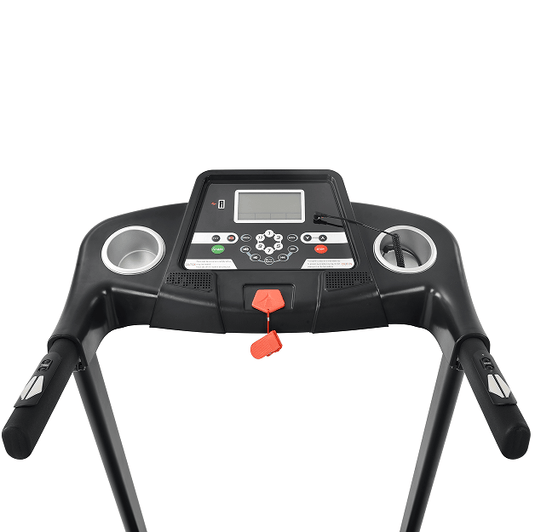 330LBS Folding peloton Treadmill Aerobic Training 14.8KM/h Running Fitness LCD Display 5in 3.5HP motor, Medium Treadmill Home / Office adult men and women