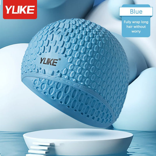 Adult Silicone Swim Caps Waterproof Swimming Cap, purple