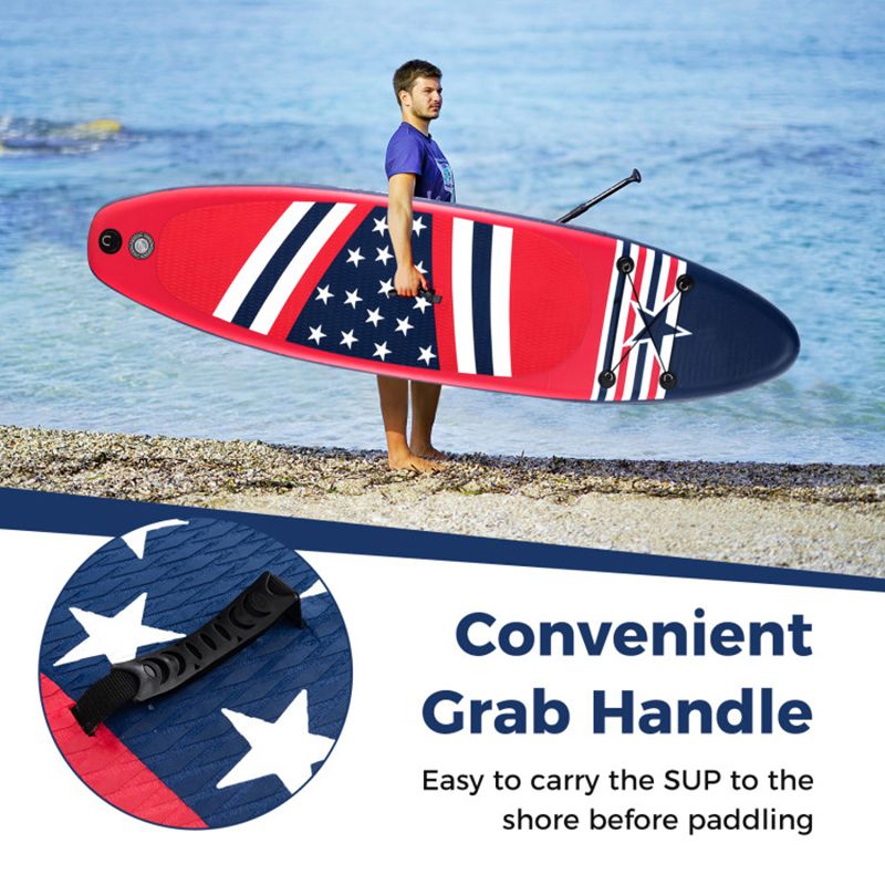 Load image into Gallery viewer, Inflatable Paddle Board with Removable Fin and Backpack
