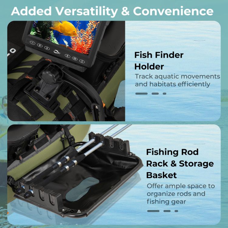 Load image into Gallery viewer, Portable Fishing Boat with 3 Detachable Storage Boxes
