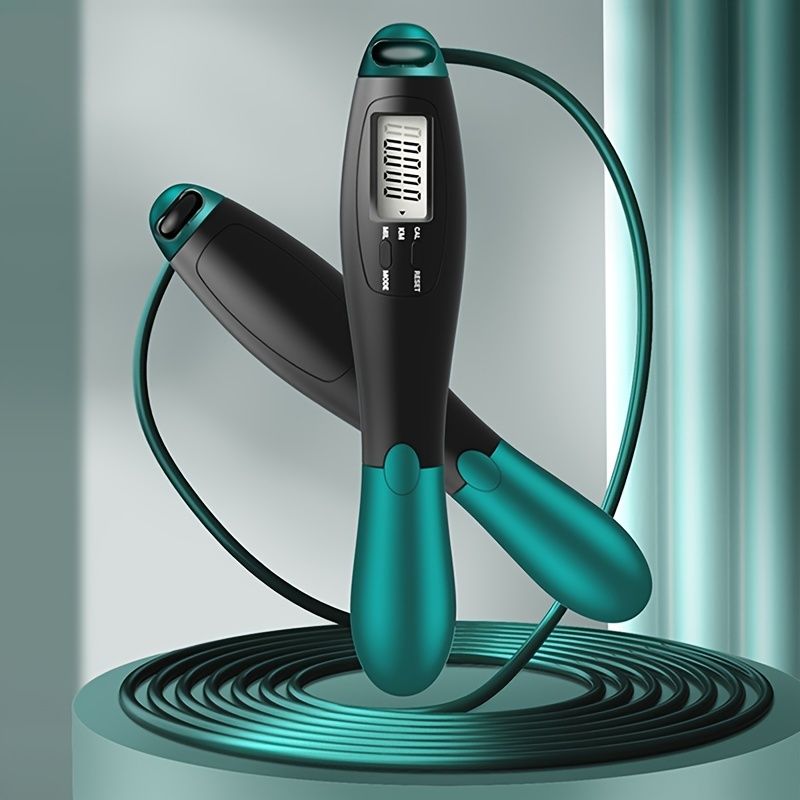 Load image into Gallery viewer, 1pc Gym Fitness Smart Jump Rope With LCD Screen Counting Speed Skipping 2.8 M / 9.18ft
