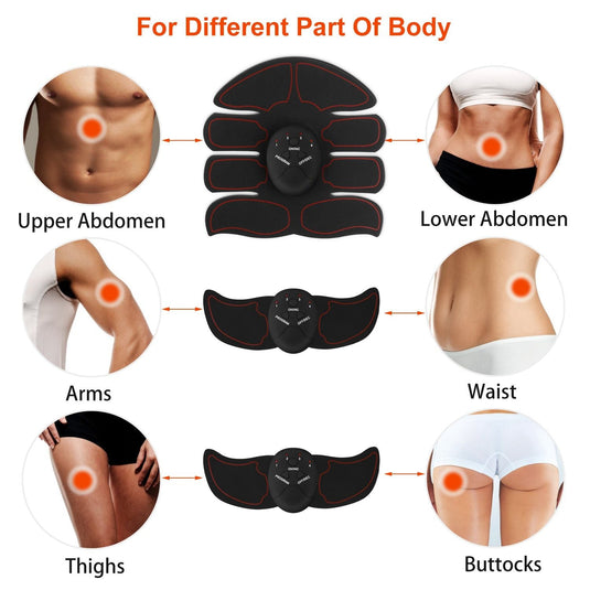 Advanced EMS Abdominal Toning Belt for Fitness - 6 Modes for Effective Muscle Stimulation