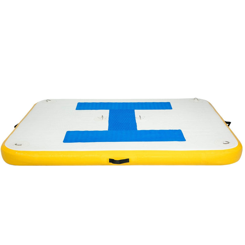 Load image into Gallery viewer, 8x5 ft Inflatable Floating Dock Platform with Electric Air Pump
