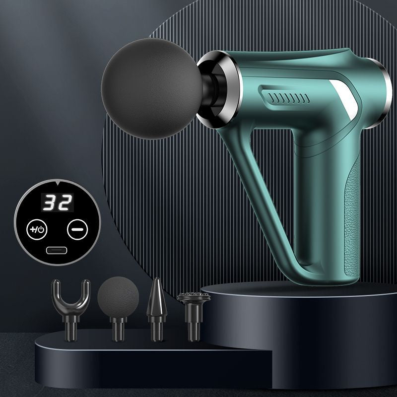 Load image into Gallery viewer, 1pc Tricep Gun Deep Muscle Massage Relax Outdoor Fitness Equipment Shock Full Body Massager Electric Massage Gun
