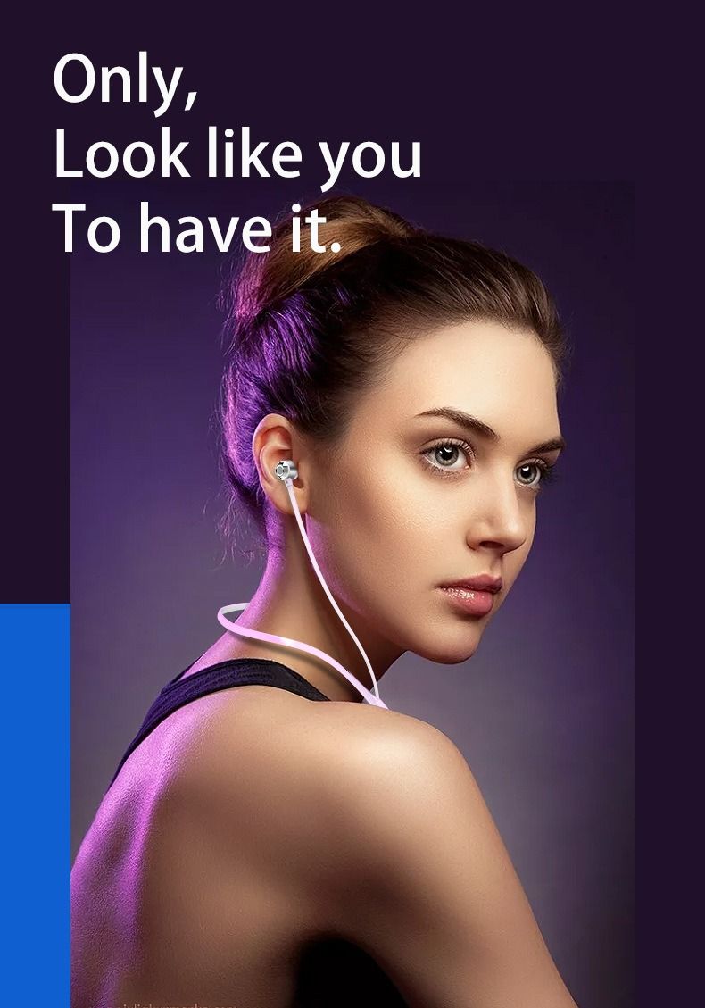 Load image into Gallery viewer, Neck-mounted Wireless earbuds Sports Headphones Neck Bluetooth 5.3 In-Ear Metal Earphones

