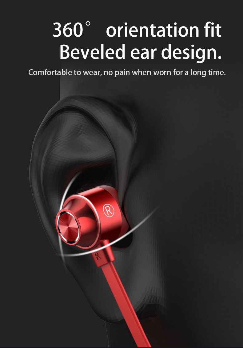 Load image into Gallery viewer, Neck-mounted Wireless earbuds Sports Headphones Neck Bluetooth 5.3 In-Ear Metal Earphones
