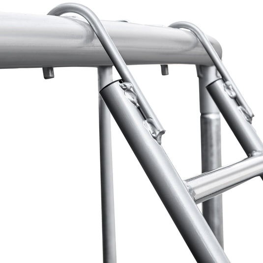 12FT Trampoline with Safety Enclosure and Ladder - Perfect for Kids and Adults, Includes Basketball Hoop