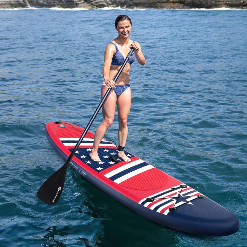 Load image into Gallery viewer, Inflatable Paddle Board with Removable Fin and Backpack
