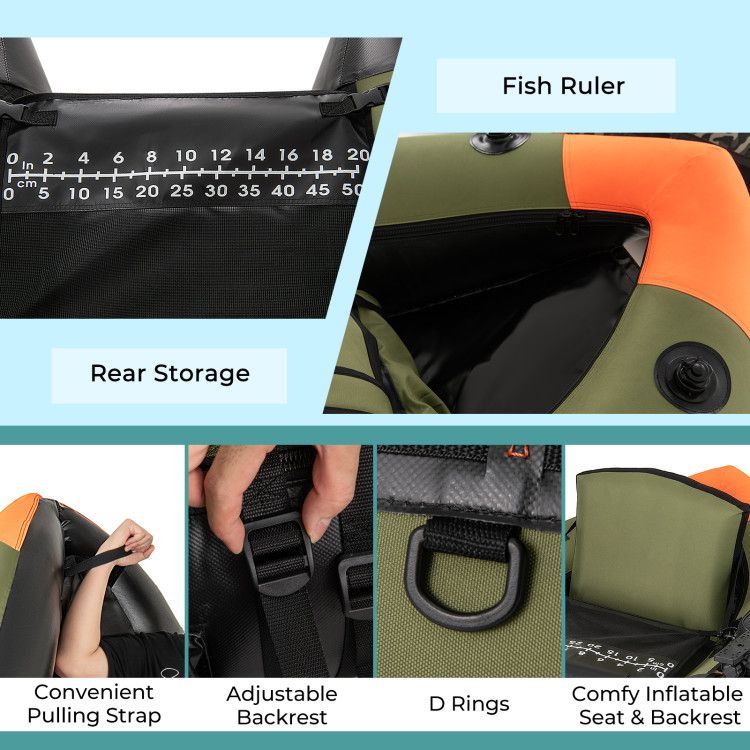 Load image into Gallery viewer, Portable Fishing Boat with 3 Detachable Storage Boxes

