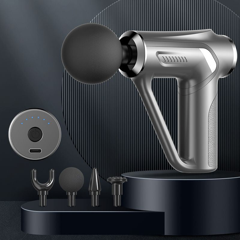 Load image into Gallery viewer, 1pc Tricep Gun Deep Muscle Massage Relax Outdoor Fitness Equipment Shock Full Body Massager Electric Massage Gun
