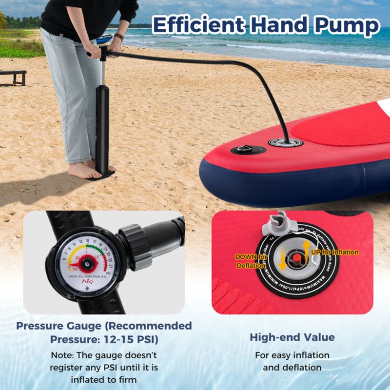 Load image into Gallery viewer, Inflatable Paddle Board with Removable Fin and Backpack
