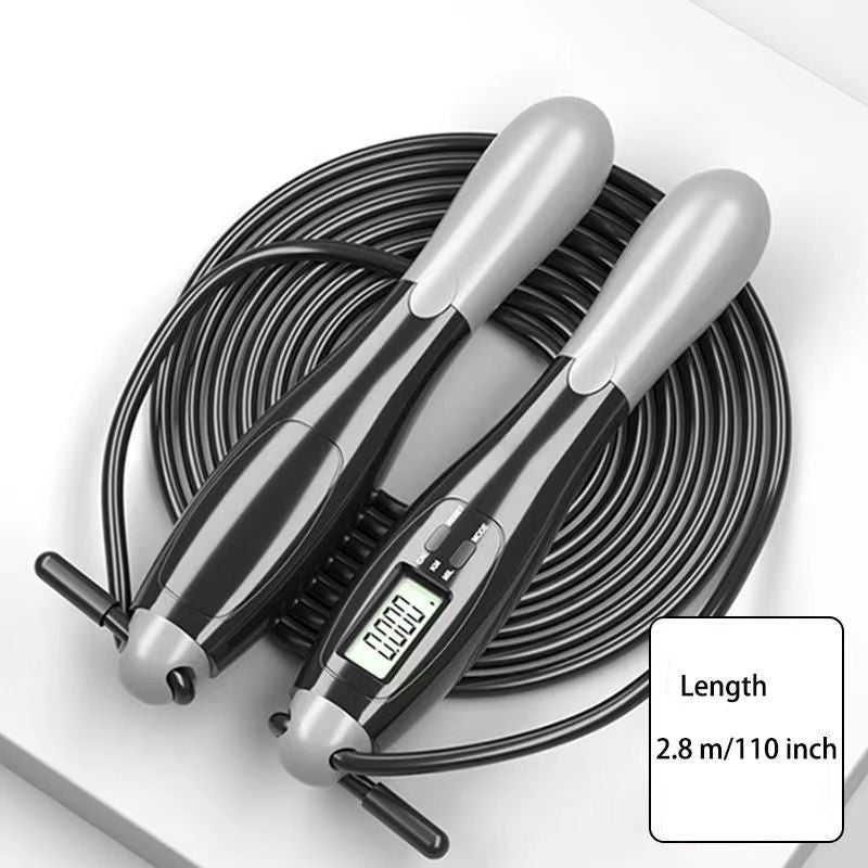 Load image into Gallery viewer, 1pc Gym Fitness Smart Jump Rope With LCD Screen Counting Speed Skipping 2.8 M / 9.18ft
