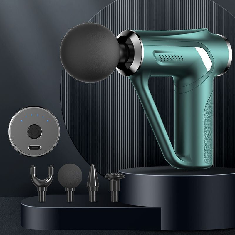 Load image into Gallery viewer, 1pc Tricep Gun Deep Muscle Massage Relax Outdoor Fitness Equipment Shock Full Body Massager Electric Massage Gun
