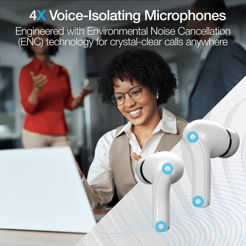 Load image into Gallery viewer, Active Noise Cancelling True Wireless Earbuds with Wireless Charging Case
