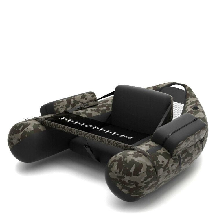 Load image into Gallery viewer, Inflatable Fishing Float Tube with Pump Storage Pockets and Fish Ruler
