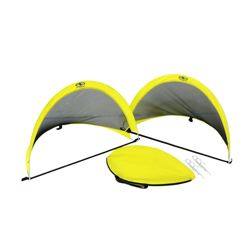 2-Pack Pop-Up Soccer Nets – 3x2ft Portable Training Goals with Carry Bag for Kids Ages 5–12