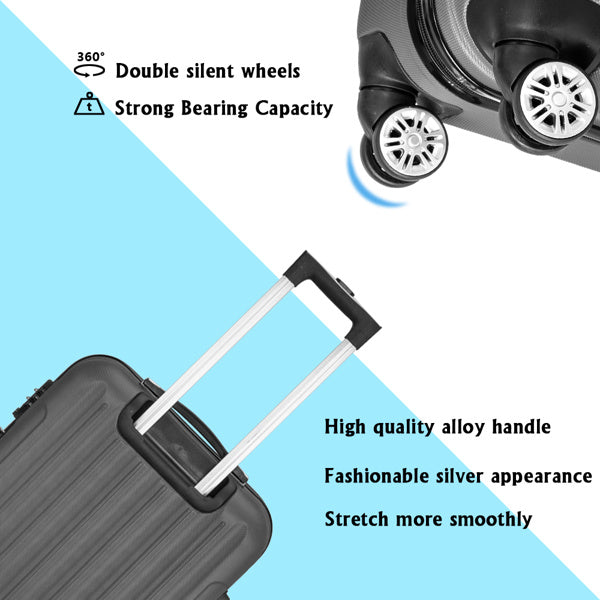 Load image into Gallery viewer, 3-in-1 Multifunctional Large Capacity Traveling Storage Suitcase Luggage Set Dark Gray
