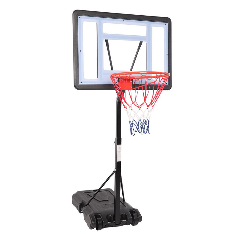 Load image into Gallery viewer, Adjustable Height Portable PVC Swimming Pool Basketball Stand for 7# Balls
