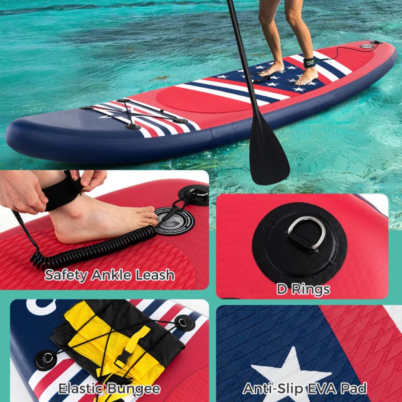 Load image into Gallery viewer, Inflatable Paddle Board with Removable Fin and Backpack
