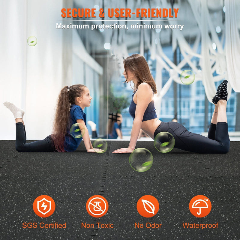 Load image into Gallery viewer, 12 PCS 1/2 inch Thick Gym Floor Mats,
