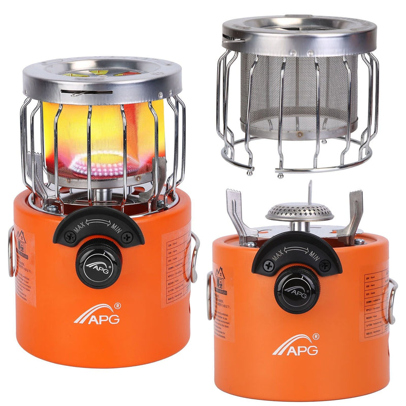 Load image into Gallery viewer, 2000W 2-in-1 Gas Tent Heater and Camping Stove
