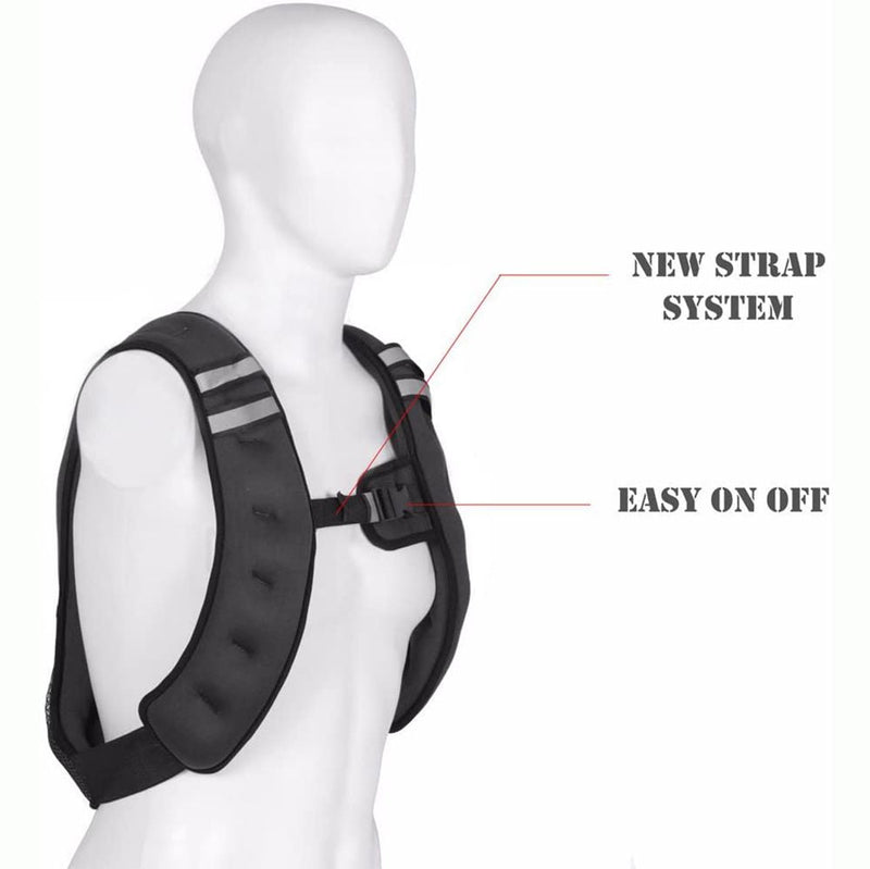 Load image into Gallery viewer, 10 lbs. Weighted Body Vest for Men &amp; Women Weight Vests for Training Running Fitness Workout Crossfit Walking Exercise Weights
