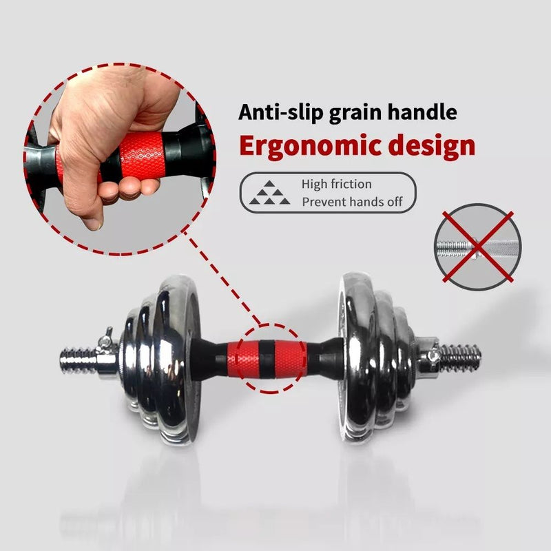 Load image into Gallery viewer, Adjustable Dumbbell Set Home Gym Cast Iron Barbell Sets with Carry Box 66lbs Office Bedroom Workout Dumbbells for Men and Women
