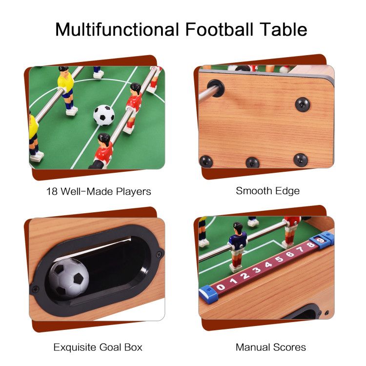 Load image into Gallery viewer, 27 Inch soccer table, Indoor Competition Game Foosball Table with Legs
