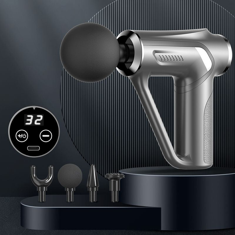 Load image into Gallery viewer, 1pc Tricep Gun Deep Muscle Massage Relax Outdoor Fitness Equipment Shock Full Body Massager Electric Massage Gun
